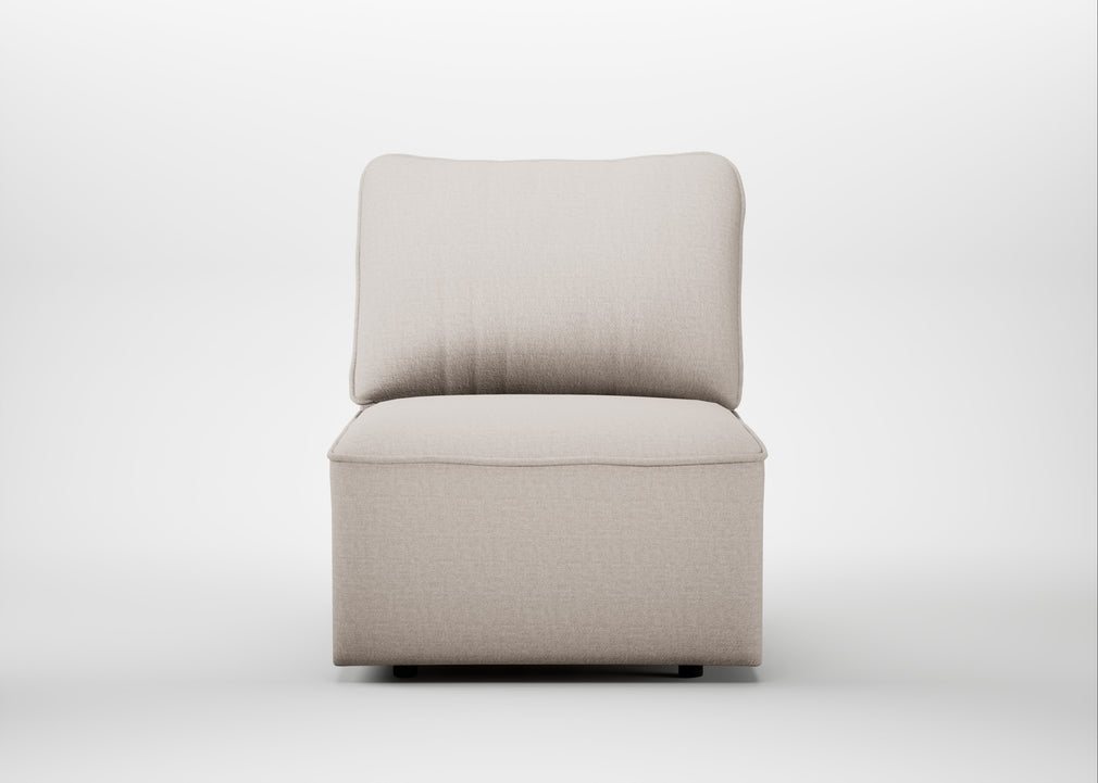 Morven Single Unit Capelo Linen-Cotton Sesame