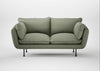 Allora 2 Seater Sofa Capelo Linen-Cotton Sage / Black