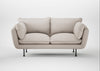 Allora 2 Seater Sofa Capelo Linen-Cotton Sesame / Black