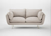 Allora 2 Seater Sofa Capelo Linen-Cotton Sesame / Stainless Steel