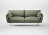 Allora 3 Seater Sofa Capelo Linen-Cotton Sage / Black