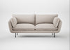 Allora 3 Seater Sofa Capelo Linen-Cotton Sesame / Black