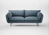 Allora 3 Seater Sofa Smart Cotton Linen Celestial / Black