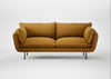 Allora 3 Seater Sofa Smart Cotton Linen Sahara / Black