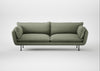 Allora 4 Seater Sofa Capelo Linen-Cotton Sage / Black