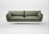 Allora 4 Seater Sofa Capelo Linen-Cotton Sage / Stainless Steel
