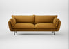 Allora 4 Seater Sofa Smart Cotton Linen Sahara / Black