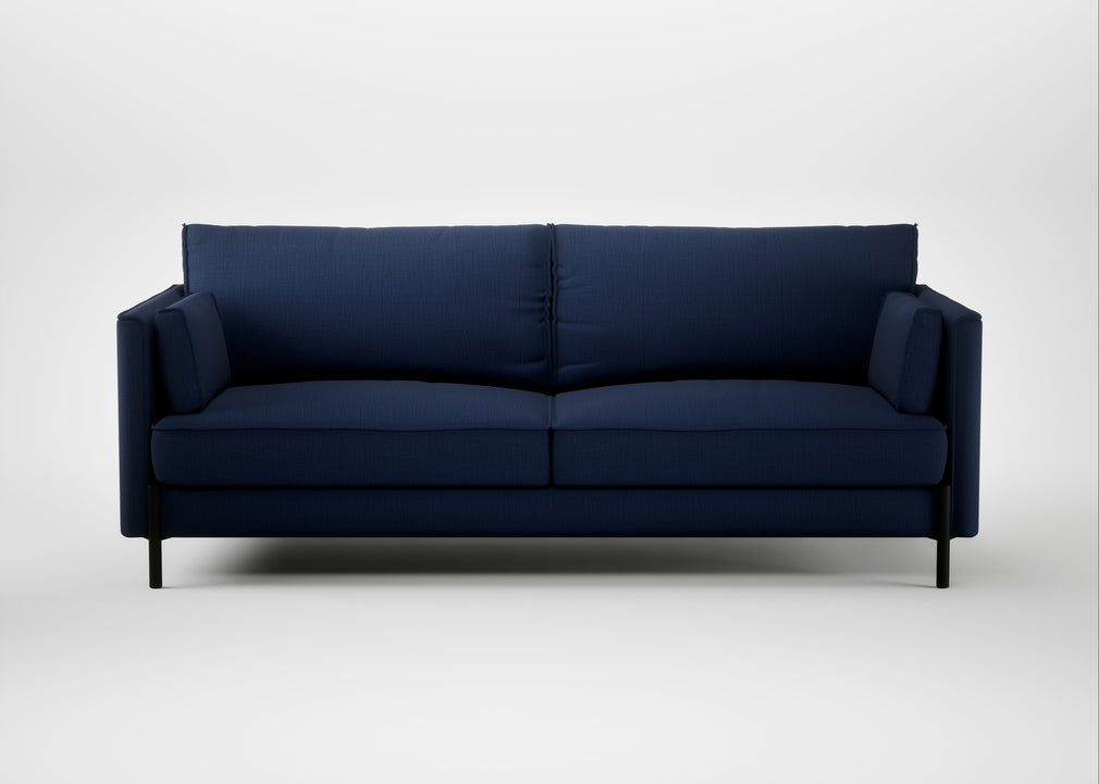 Tortona 3 Seater Sofa Smart Cotton Linen Indigo