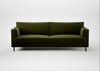 Tortona 4 Seater Sofa Cotton Velvet Evergreen