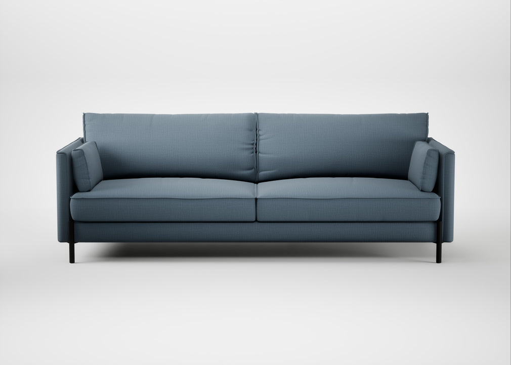 Tortona 4 Seater Sofa Smart Cotton Linen Celestial