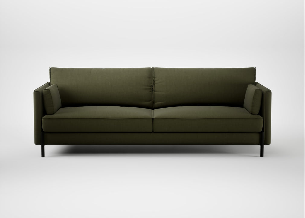 Tortona 4 Seater Sofa Smart Cotton Linen Myrtle