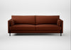 Tortona 4 Seater Sofa Smart Cotton Linen Rust