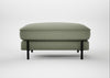 Tortona Footstool Capelo Linen-Cotton Sage