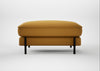 Tortona Footstool Smart Cotton Linen Sahara
