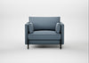 Tortona Armchair Smart Cotton Linen Celestial