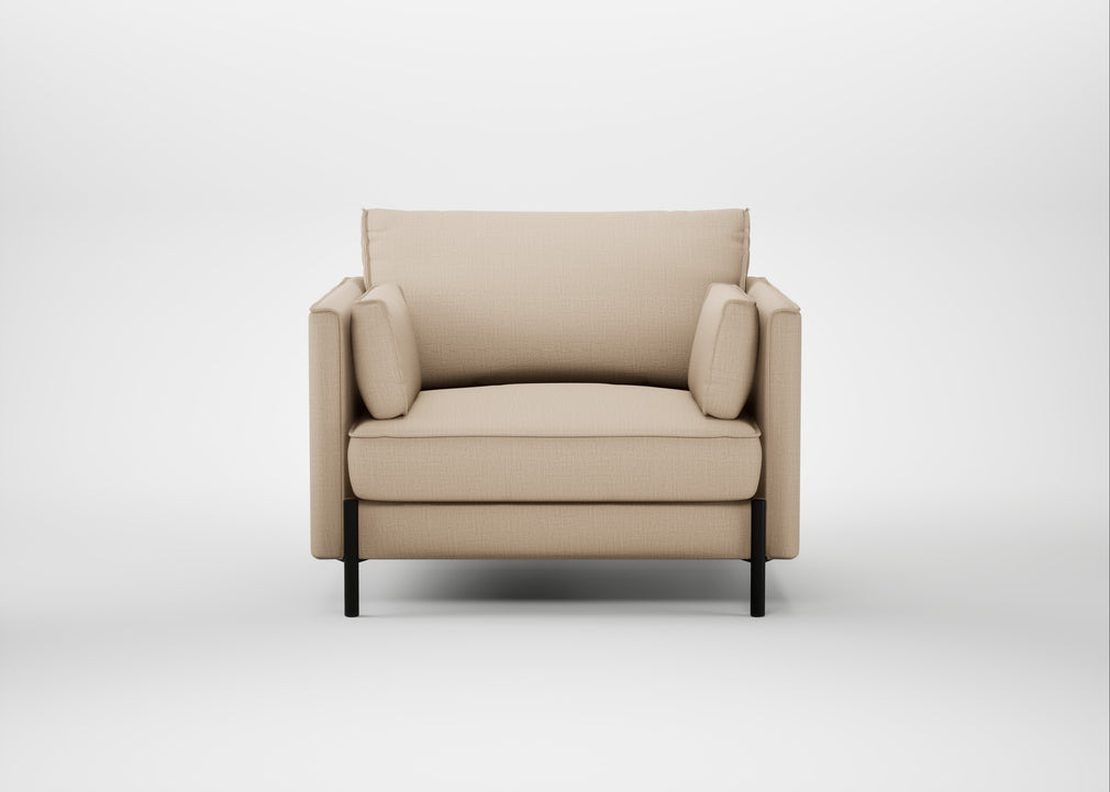 Tortona Armchair Smart Cotton Linen Rice