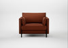 Tortona Armchair Smart Cotton Linen Rust