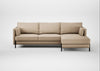 Tortona Right Hand Facing Corner Chaise Smart Cotton Linen Rice
