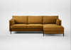 Tortona Right Hand Facing Corner Chaise Smart Cotton Linen Sahara