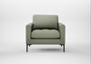 Eton Armchair Capelo Linen-Cotton Sage / Black