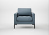 Eton Armchair Smart Cotton Linen Celestial / Black