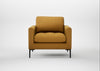 Eton Armchair Smart Cotton Linen Sahara / Black