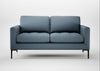 Eton 2 Seater Sofa Smart Cotton Linen Celestial / Black