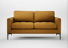Eton 2 Seater Sofa Smart Cotton Linen Sahara / Black