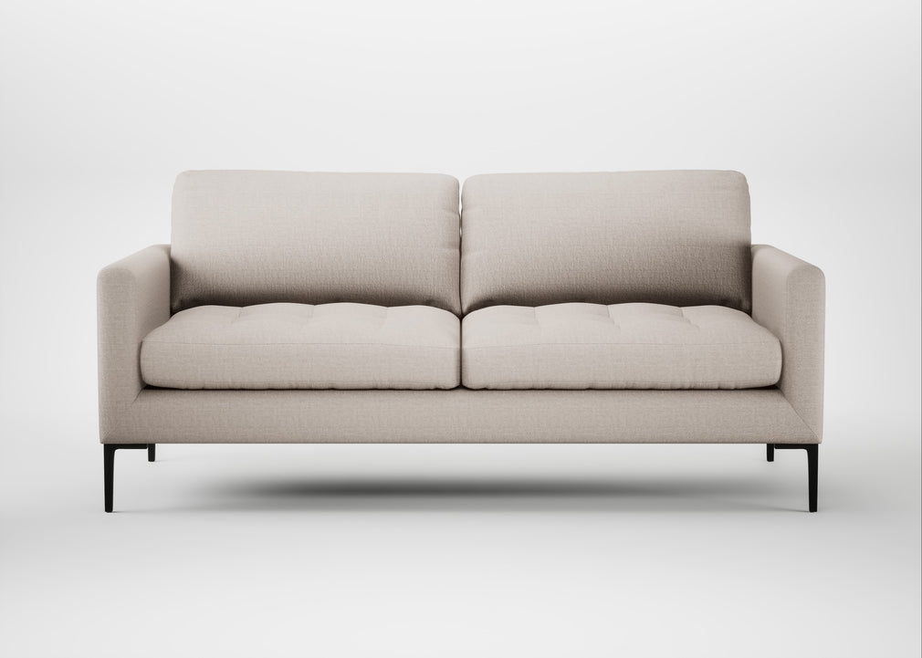 Eton 3 Seater Sofa Capelo Linen-Cotton Sesame / Black