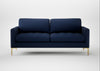 Eton 3 Seater Sofa Smart Cotton Linen Celestial / Brass