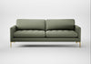 Eton 4 Seater Sofa Capelo Linen-Cotton Sage / Brass