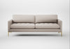 Eton 4 Seater Sofa Capelo Linen-Cotton Sesame / Brass