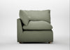 Astrid Corner Unit Capelo Linen-Cotton Sage / Natural Beech