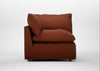 Astrid Corner Unit Smart Cotton Linen Rust / Natural Beech