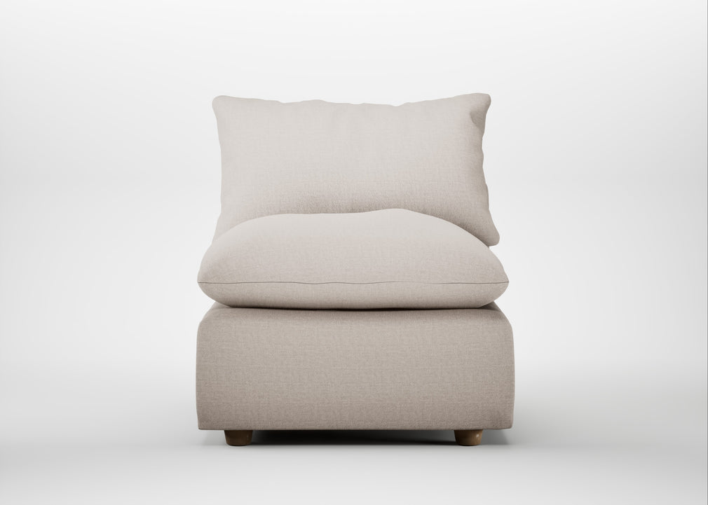 Astrid Single Unit Capelo Linen-Cotton Sesame / Natural Beech