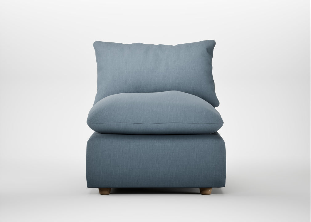 Astrid Single Unit Smart Cotton Linen Celestial / Natural Beech