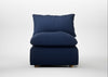 Astrid Single Unit Smart Cotton Linen Indigo / Natural Beech