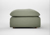 Astrid Ottoman Capelo Linen-Cotton Sage / Natural Beech