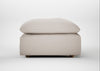 Astrid Ottoman Capelo Linen-Cotton Sesame / Natural Beech