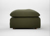 Astrid Ottoman Smart Cotton Linen Myrtle / Natural Beech