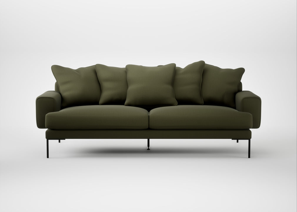 Torrington 4 Seater Sofa Smart Cotton Linen Myrtle