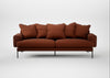 Torrington 4 Seater Sofa Smart Cotton Linen Rust