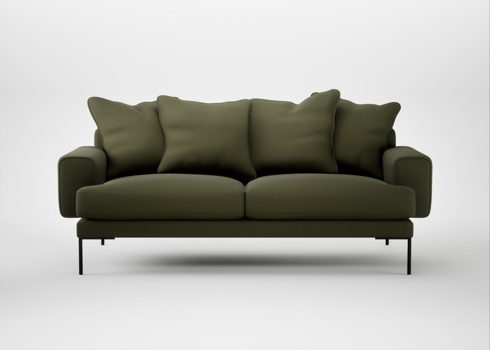 Torrington 3 Seater Sofa Smart Cotton Linen Myrtle