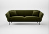 Alto 3 Seater Sofa Cotton Velvet Evergreen