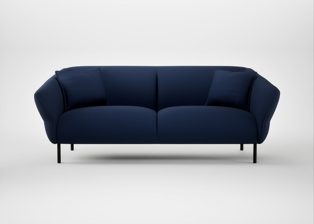 Alto 3 Seater Sofa Smart Cotton Linen Indigo