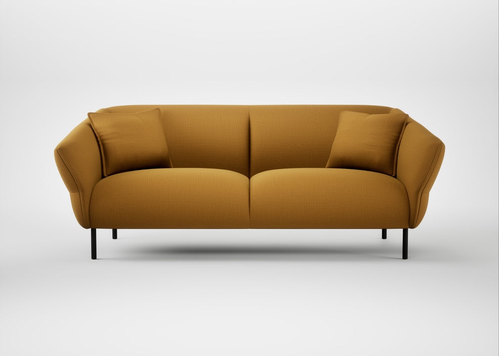 Alto 3 Seater Sofa Smart Cotton Linen Sahara