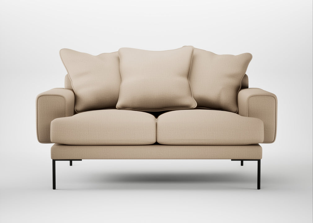 Torrington 2 Seater Sofa Smart Cotton Linen Rice
