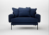 Torrington Loveseat Smart Cotton Linen Indigo