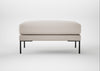Torrington Ottoman Capelo Linen-Cotton Sesame