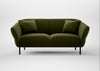 Alto 2 Seater Sofa Cotton Velvet Evergreen